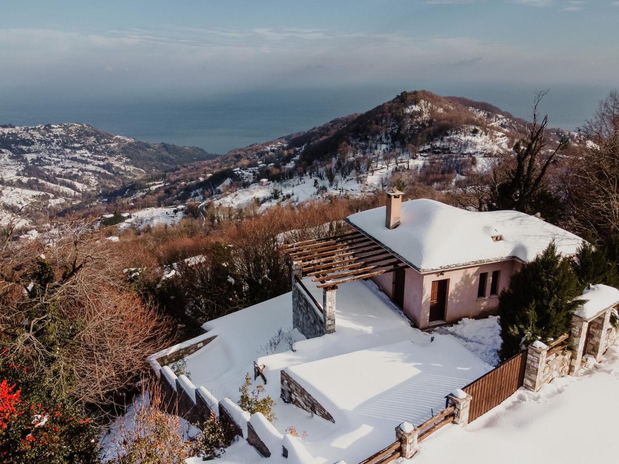 A Dream Deferred Villa Pelion Kissos  Bagian luar foto
